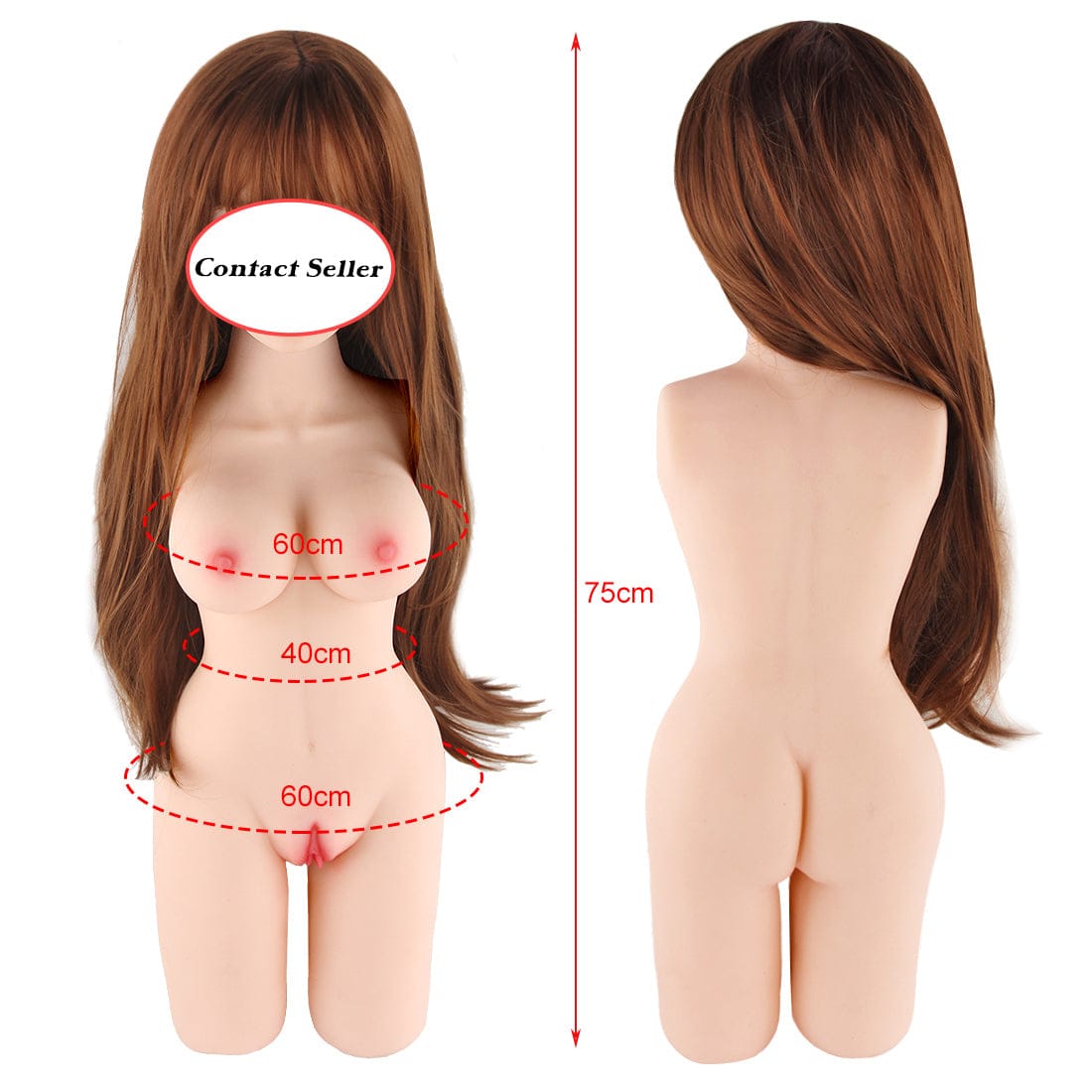 Big Sex Doll Realistic Head wig Include TPE Life Size Love Toys Dolls for Men Male Love Doll UK - secretera