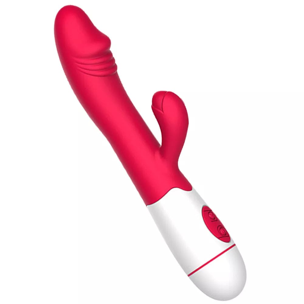 Rabbit Vibrator G-spot Dildo Vibe Waterproof Massager Sex Toy for Women Female