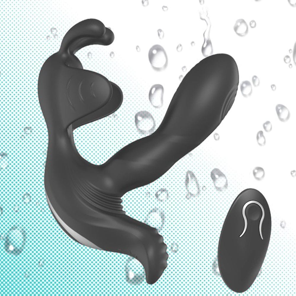 Anal Butt Plug G-spot Vibrator Waterproof Prostate 7 Vibrating Massager Sex Toys - secretera