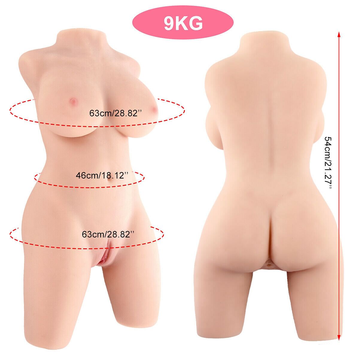 Lovers Dolls Torso Bendable Joint Full Body Vagina Anal Legs Sex Toy For Men - Yourlovelychoices