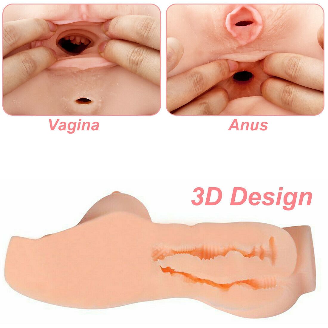 Large Love Doll Realistic Life Like Pussy Vagina Anal Ass Masturbator Sex Toys - Yourlovelychoices