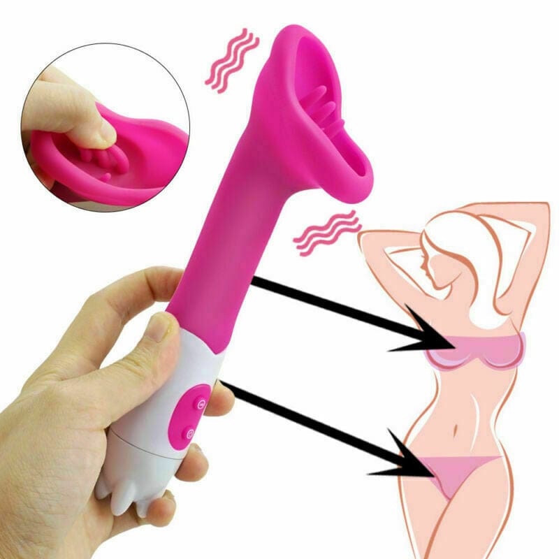 Vibrating G Spot Rabbit Vibrator Dildo Clit Stimulator Massage Sex Toys - secretera