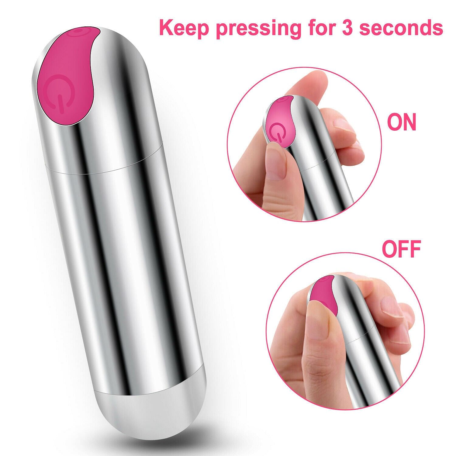 Vibrator Egg Bullet Masturbator Clitoral Stimulator Sex Toy Recharger - Yourlovelychoices