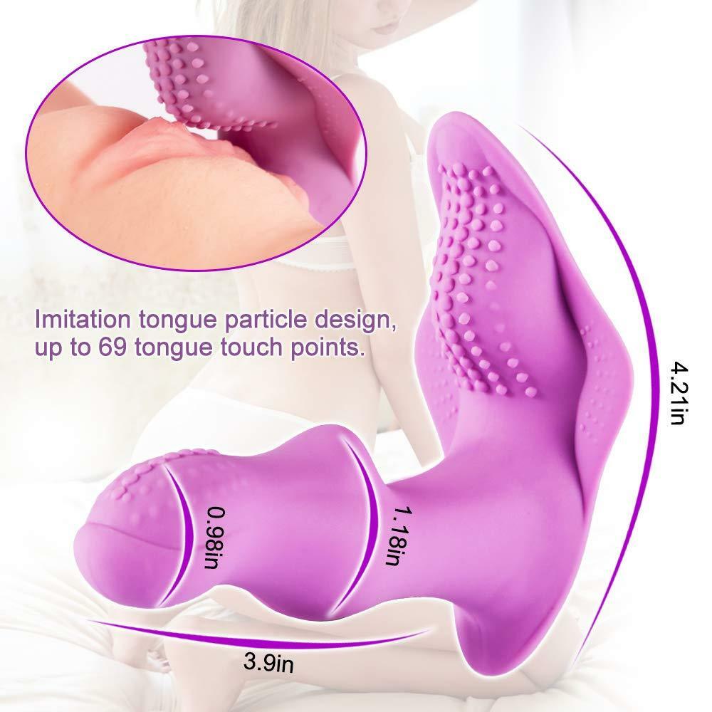 Wearable Wireless Remote Control Vibrator Dildo Butterfly Rechargeable Massager - Yourlovelychoices