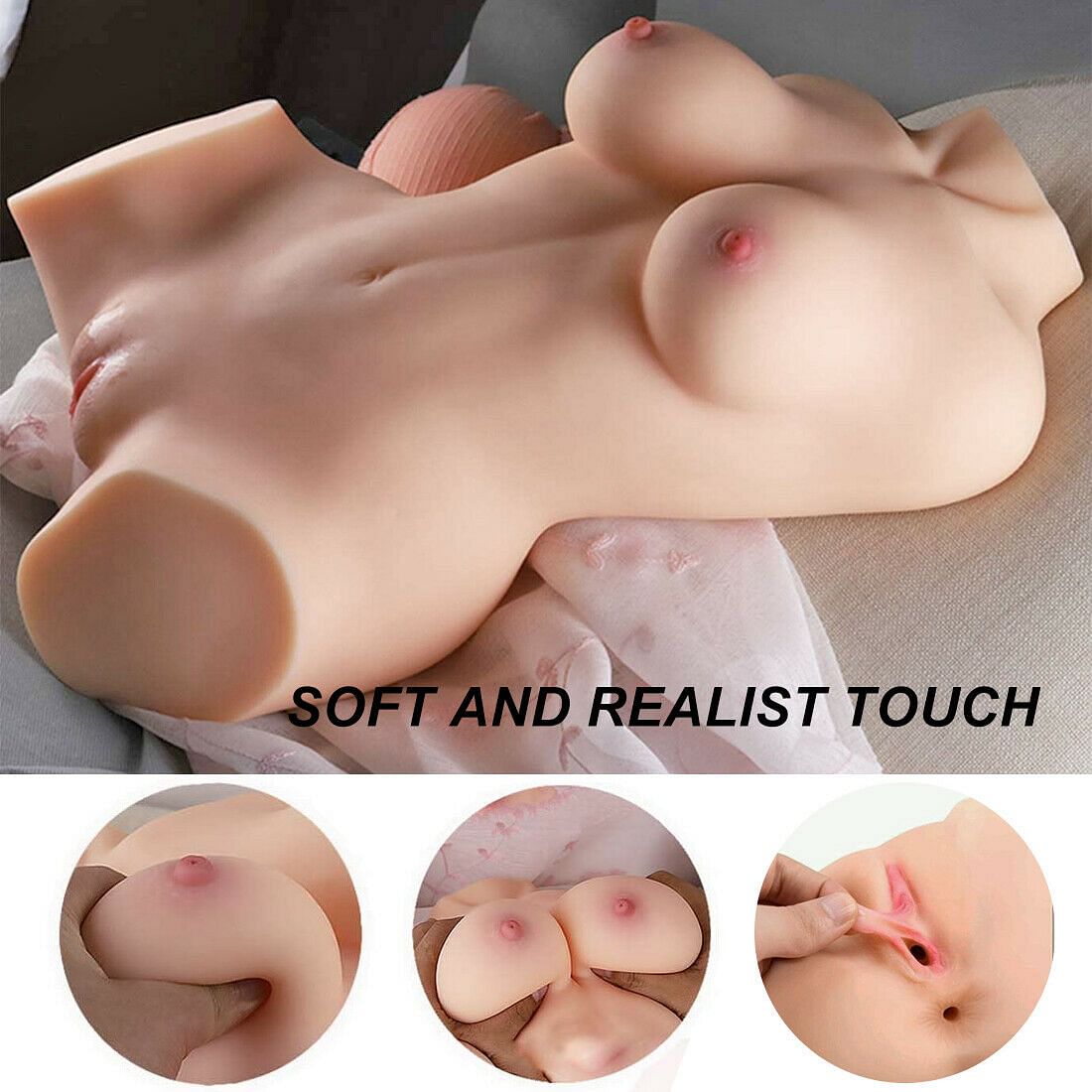 Male Masturbator Realistic Vagina Anal Pussy Ass Real Feel Love Doll Sex Toys - Yourlovelychoices