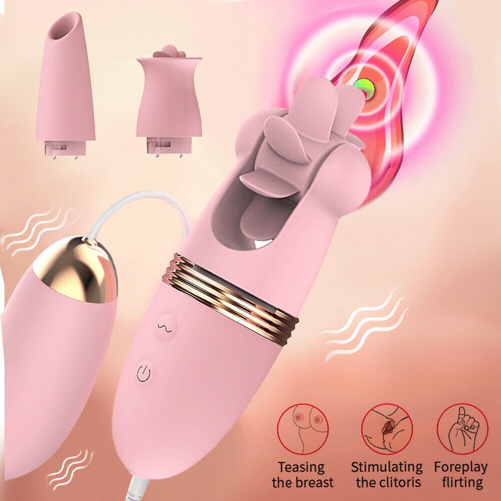 Wand Rabbit Vibrator Dildo Vagina Vibrating Masturbation 12 Speed Stimulator - secretera