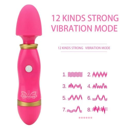 Vibrating Dildo Bullet Anal Plug Beads Clitoris AV Massager Wand Female Sex Toys - secretera