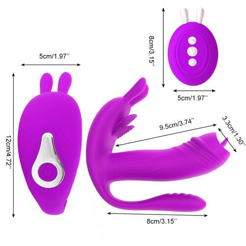 Remote Wearable Vibrator Egg Rabblit Clit Gspot Heated Masturbator Sex Toy - Yourlovelychoices