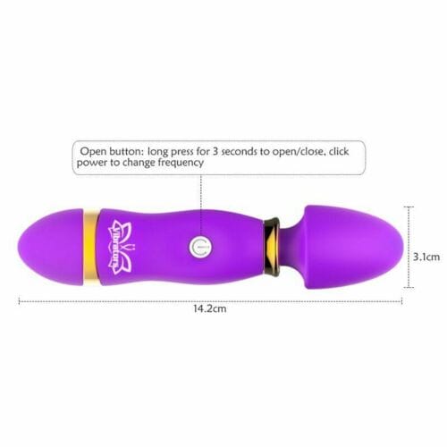 Vibrating Dildo Bullet Anal Plug Beads Clitoris AV Massager Wand Female Sex Toys - secretera