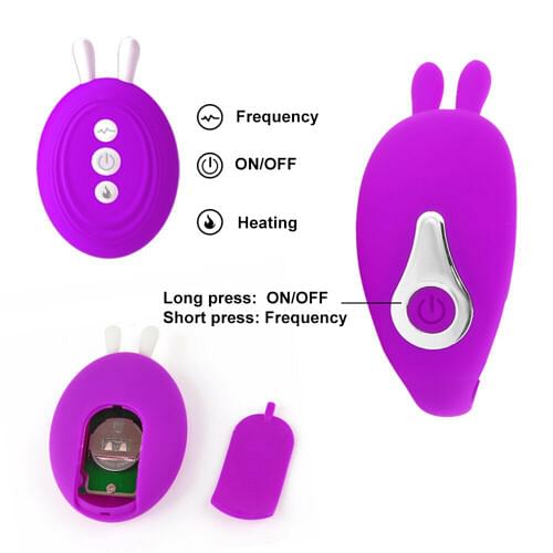 Remote Wearable Vibrator Egg Rabblit Clit Gspot Heated Masturbator Sex Toy - Yourlovelychoices